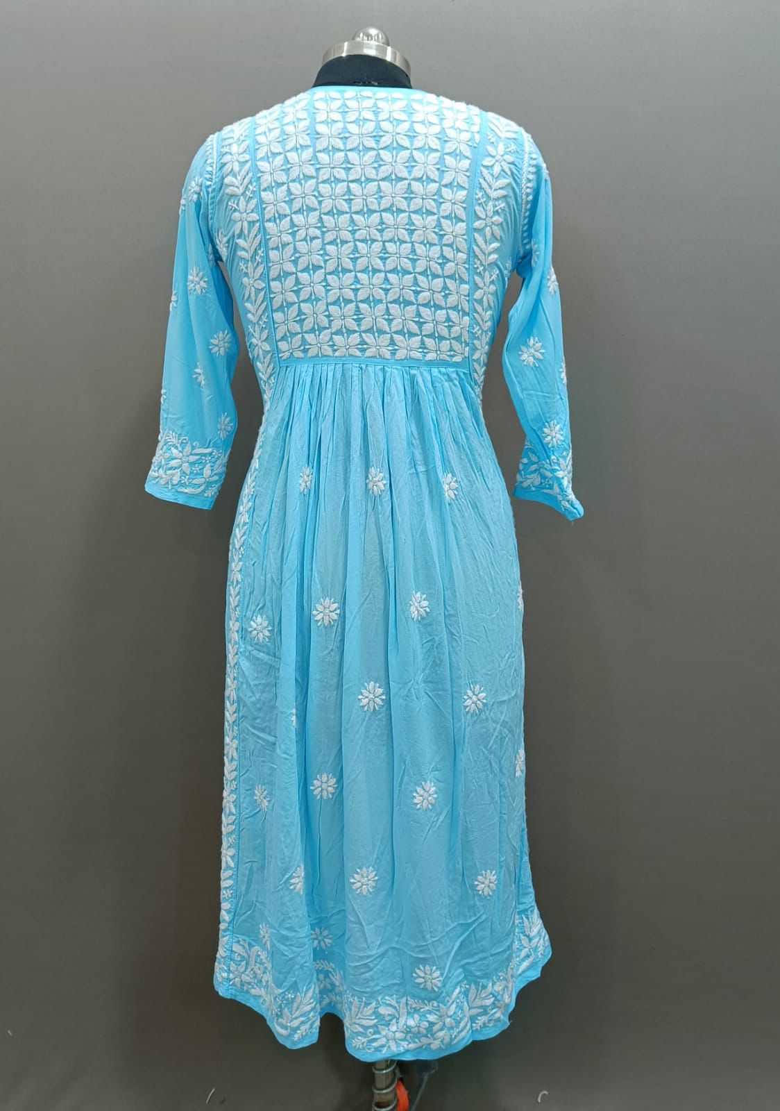 Modal Ghas patti work Gown