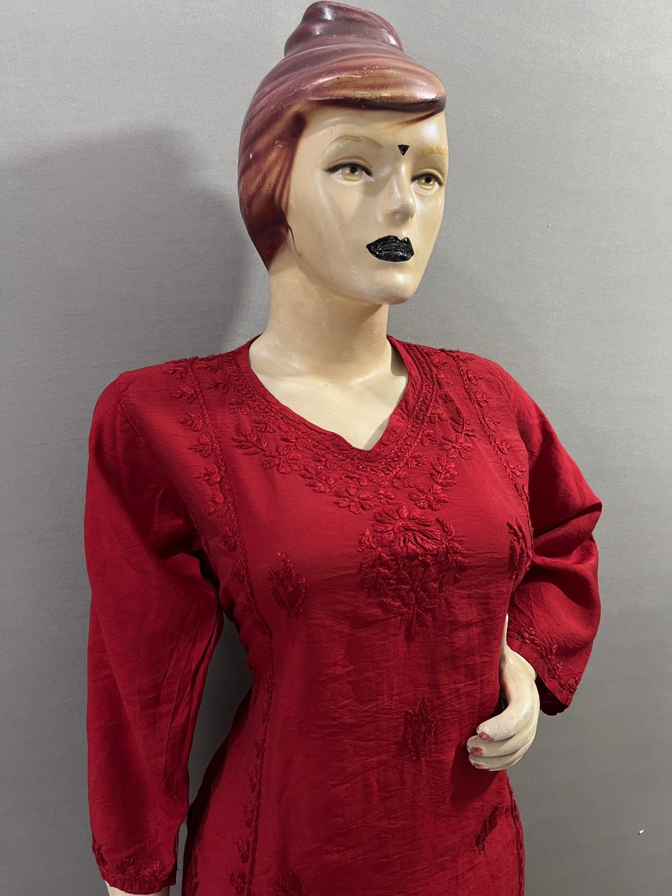 Chanderi Silk Suit